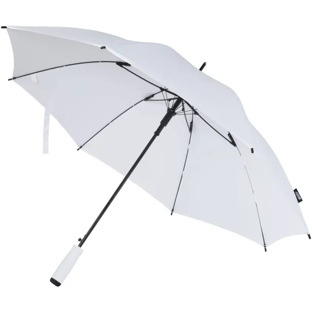 Niel 23" auto open recycled PET umbrella White