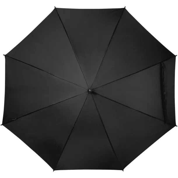 Niel 23" reciklirani PET kišobran s automatskim otvaranjem Solid black