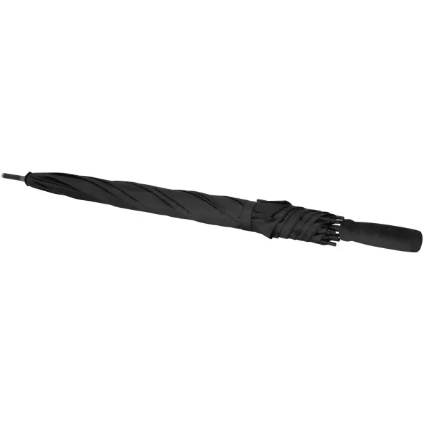 Niel 23" reciklirani PET kišobran s automatskim otvaranjem Solid black