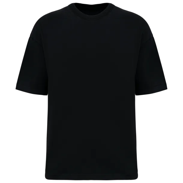  muška oversized majica s ispranim efektom - Native Spirit Washed Black