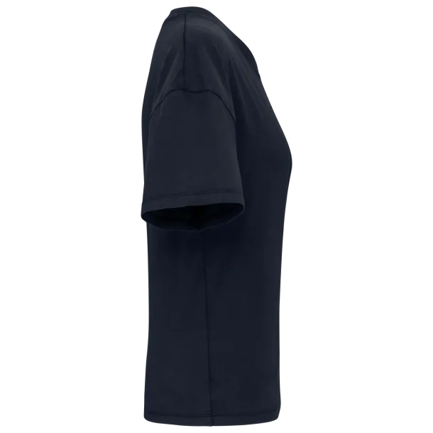  LADIES’ OVERSIZE WASHED EFFECT T-SHIRT - Native Spirit Washed Navy Blue