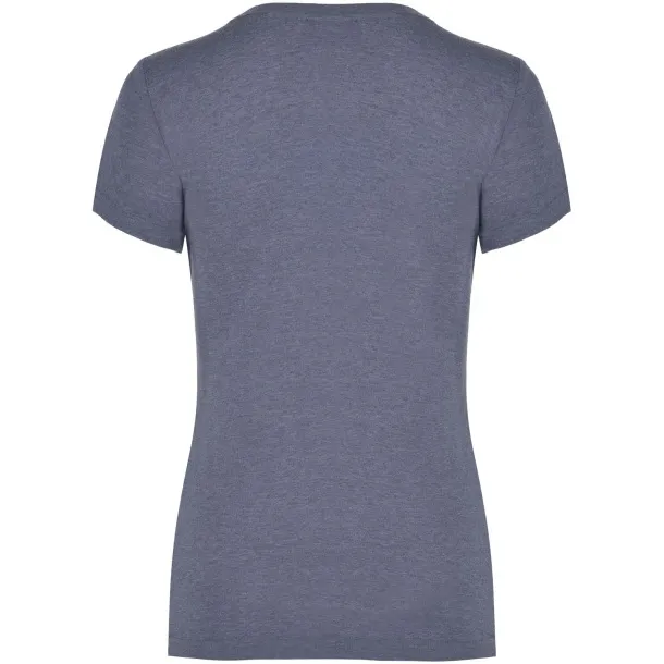 Fox ženska majica kratkih rukava, 150 g/m² - Roly Heather Denim Blue