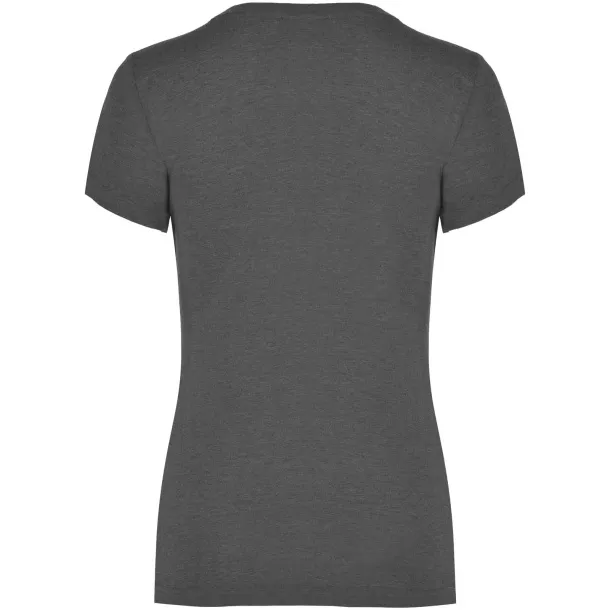 Fox ženska majica kratkih rukava, 150 g/m² - Roly Heather Black