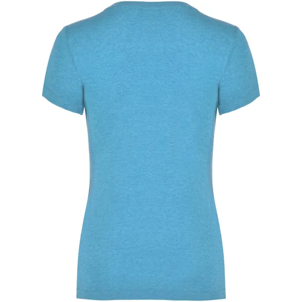 Fox short sleeve women's t-shirt - Roly Heather Turquoise