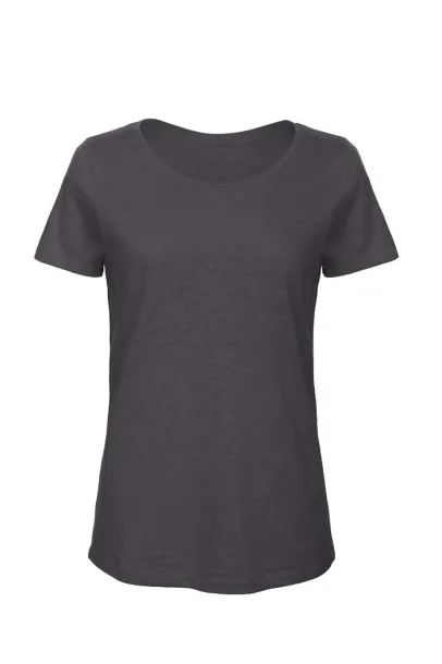  B&C INSPIRE SLUB T-shirt majica / ženska, 120 g/m2 - B&C Chic Anthracite