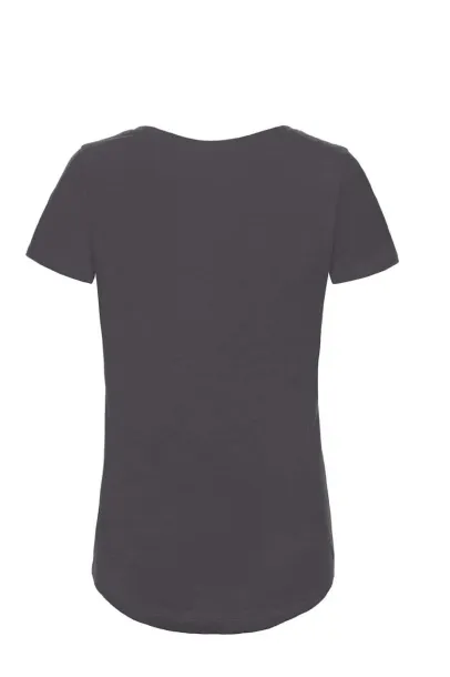  B&C INSPIRE SLUB T-shirt majica / ženska - B&C Chic Anthracite