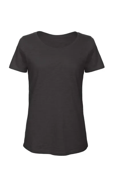  B&C INSPIRE SLUB T-shirt majica / ženska, 120 g/m2 - B&C Chic Black