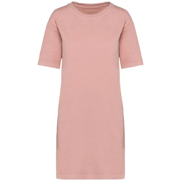  T-SHIRT DRESS - Native Spirit Washed Petal Rose