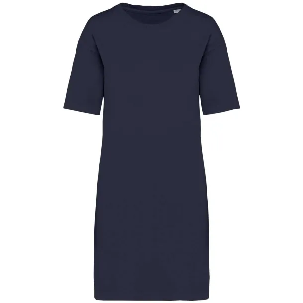  T-SHIRT DRESS - Native Spirit Washed Coal Grey