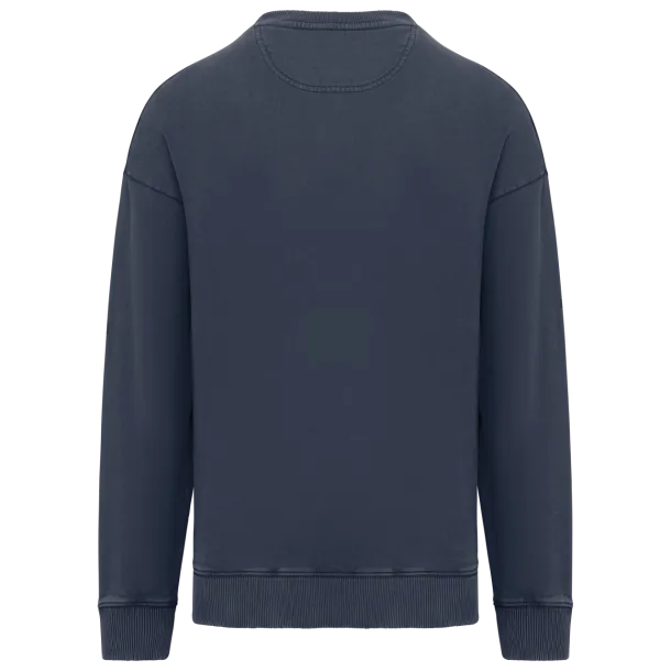 unisex predimenzionirana majica s okruglim izrezom i ispranim izgledom - Native Spirit Washed Navy Blue