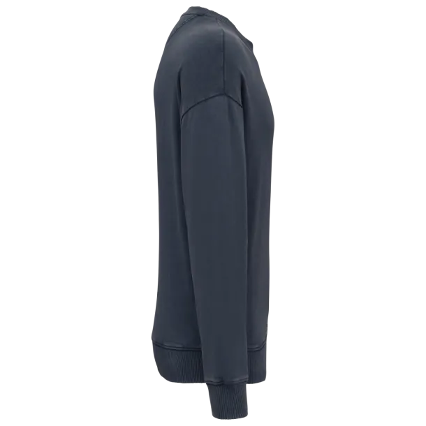  unisex predimenzionirana majica s okruglim izrezom i ispranim izgledom - Native Spirit Washed Navy Blue