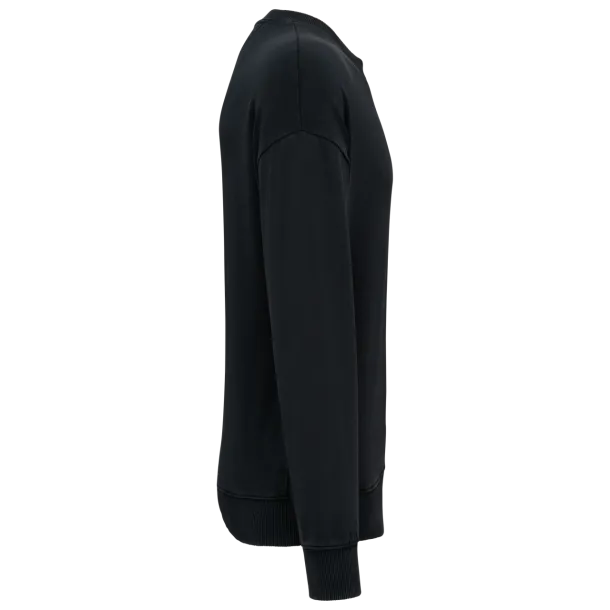  unisex predimenzionirana majica s okruglim izrezom i ispranim izgledom - Native Spirit Washed Black