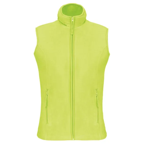 MELODIE LADIES' MICRO FLEECE GILET - Kariban Fluorescent Yellow