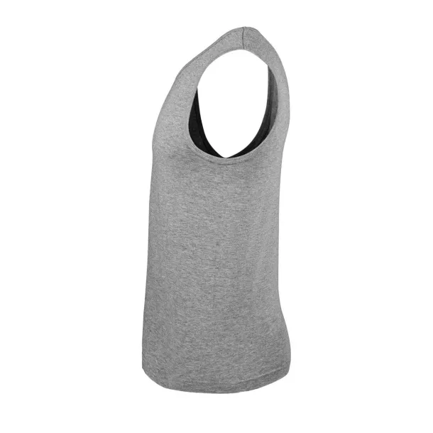 SOL'S JUSTIN muška majica bez rukava, 150 g/m2 - SOL'S Grey Melange