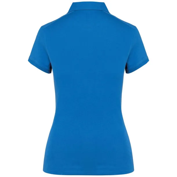  LADIES' SHORT SLEEVED JERSEY POLO SHIRT - Kariban Light Royal Blue