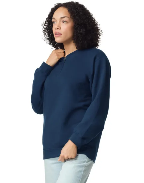 Softstyle flis majica srednje težine za odrasle s 1/4 patentnim zatvaračem - Gildan