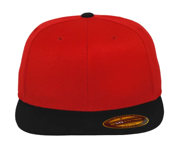 Fitted 210 Premium 2-Tone - Flexfit Crvena Black