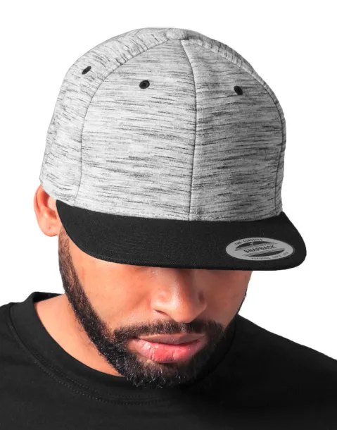  Snapback šilterica u prugastoj melange boji - 6 panela - Flexfit