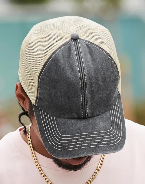  6 Panel Vintage Trucker - Beechfield