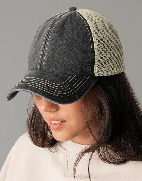  vintage trucker šilterica - 6 panela - Beechfield