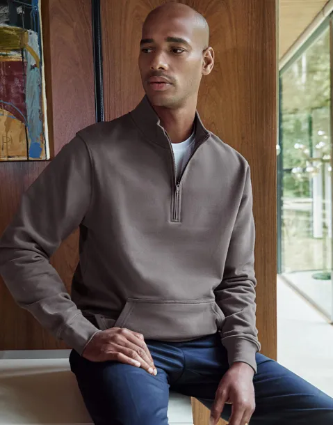  1/4 Zip Pique Sweatshirt - Kustom Kit
