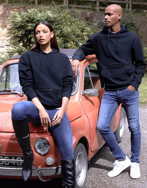  majica s kapuljačom od Pique tkanine s džepom na patentni zatvarač - Kustom Kit