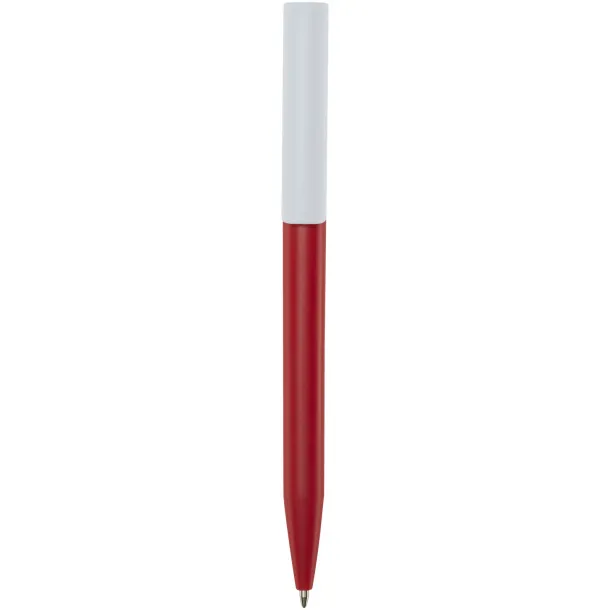 Unix recycled plastic ballpoint pen (blue ink) Red