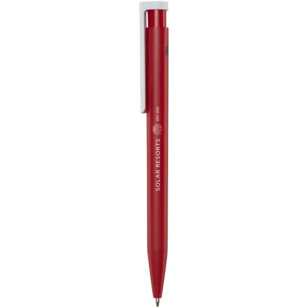 Unix recycled plastic ballpoint pen (blue ink) Red