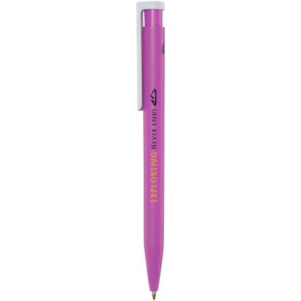 Unix reciklirana plastična kemijska olovka (plava tinta) Magenta