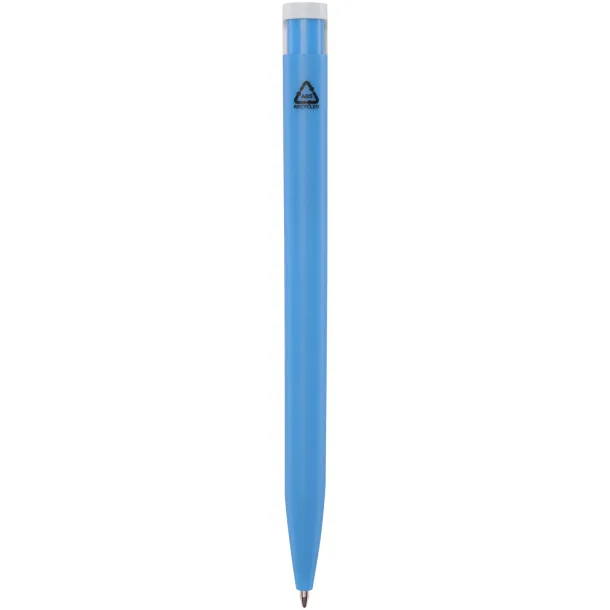 Unix recycled plastic ballpoint pen (blue ink) Aqua