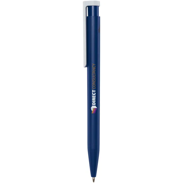 Unix reciklirana plastična kemijska olovka (plava tinta) Mornarsko plava