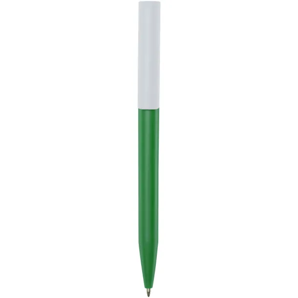 Unix reciklirana plastična kemijska olovka (plava tinta) Zelena