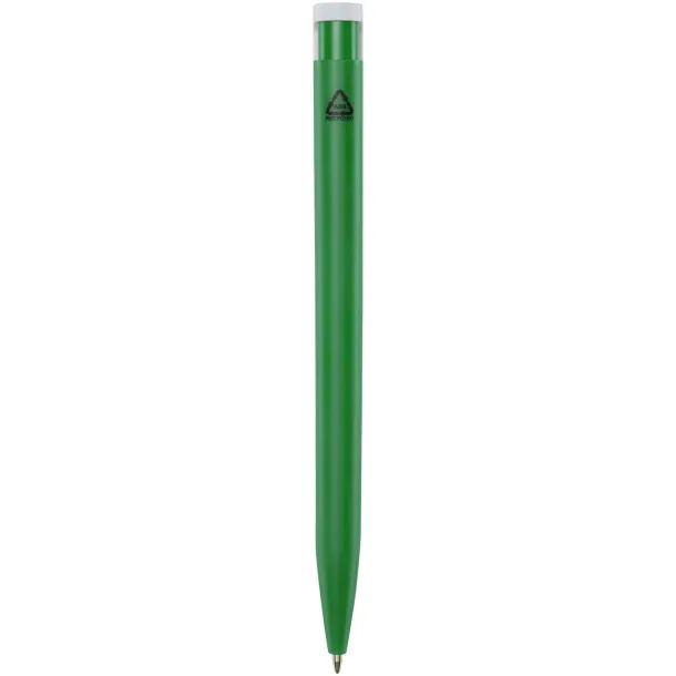Unix reciklirana plastična kemijska olovka (plava tinta) Zelena