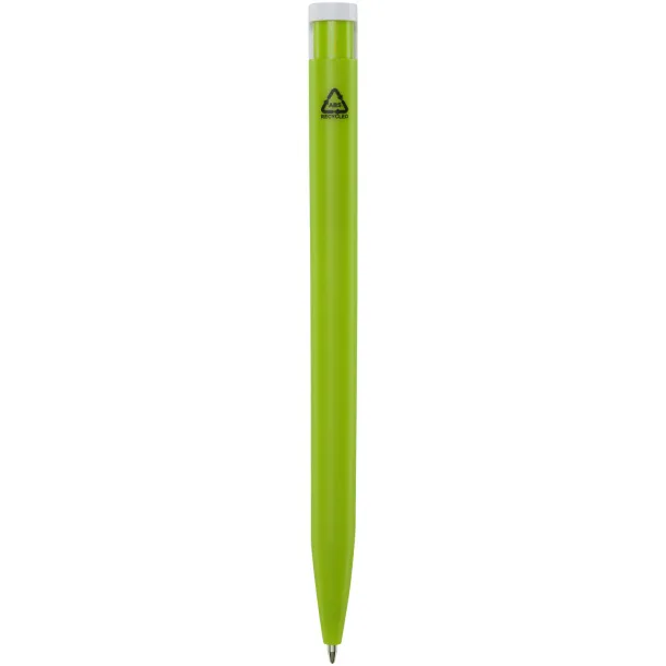 Unix recycled plastic ballpoint pen (blue ink) Apple Green
