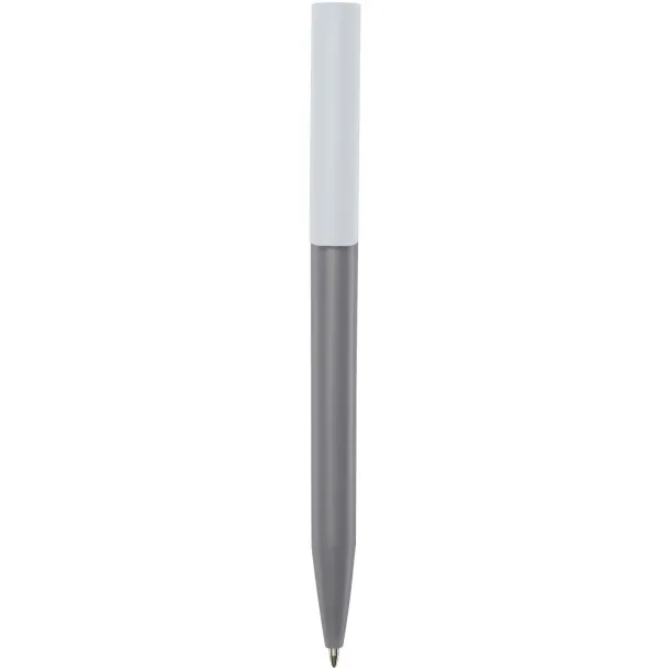 Unix recycled plastic ballpoint pen (blue ink) Grey