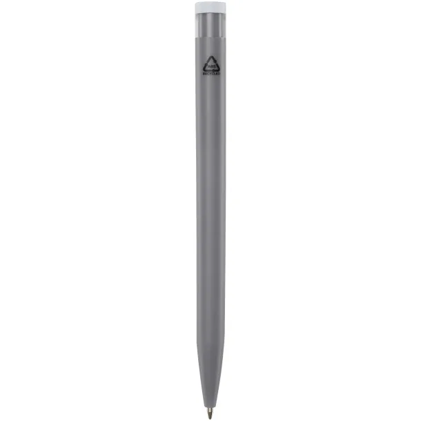 Unix recycled plastic ballpoint pen (blue ink) Grey