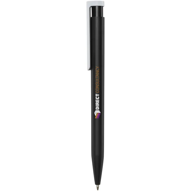 Unix reciklirana plastična kemijska olovka (plava tinta) Solid black