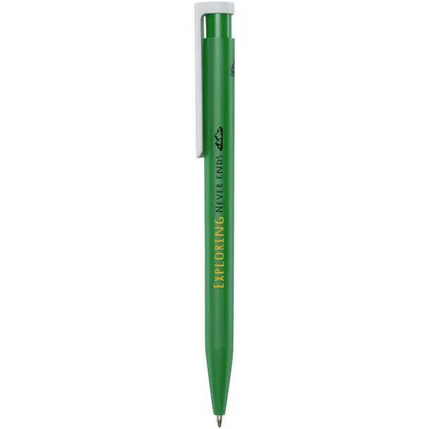 Unix recycled plastic ballpoint pen (black ink) Green