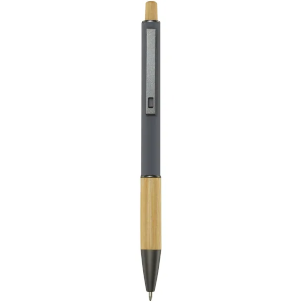 Darius recycled aluminium ballpoint pen (black ink) Grey