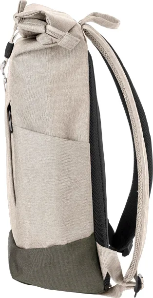 Oberon Polyester (600D) rolltop backpack 