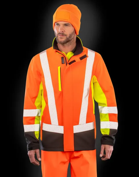  Recycled 3-Layer Printable 3-Tone Safety Softshell - Result Recycled