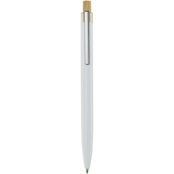 Nooshin reciklirana aluminijska kemijska olovka (plava tinta) Bijela