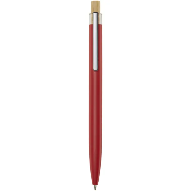 Nooshin reciklirana aluminijska kemijska olovka (plava tinta) Crvena