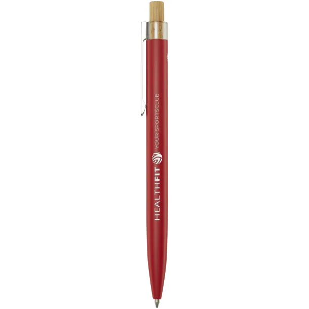 Nooshin recycled aluminium ballpoint pen (blue ink) Red