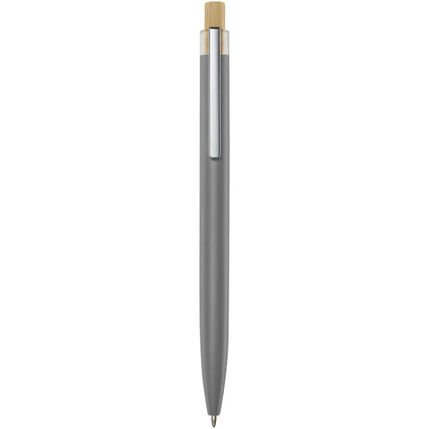 Nooshin reciklirana aluminijska kemijska olovka (plava tinta) Siva
