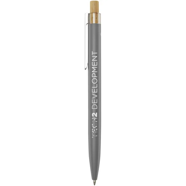 Nooshin reciklirana aluminijska kemijska olovka (plava tinta) Siva