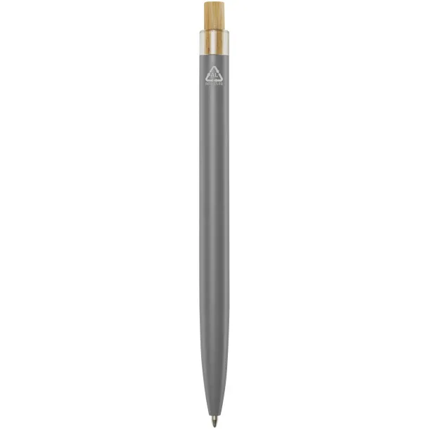 Nooshin reciklirana aluminijska kemijska olovka (plava tinta) Siva
