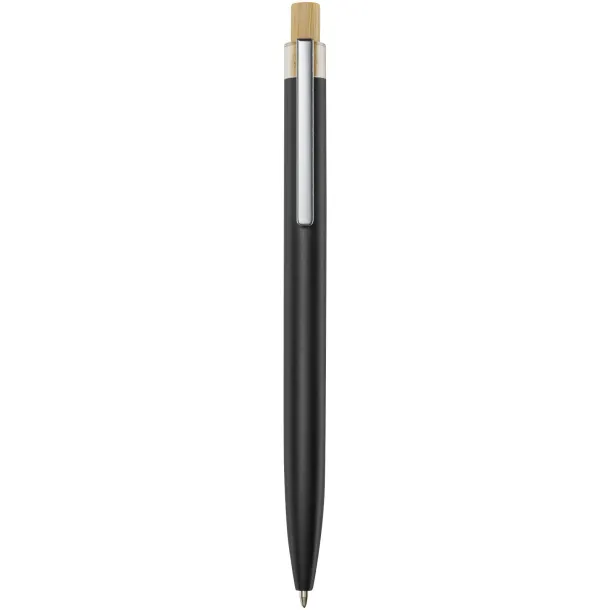 Nooshin reciklirana aluminijska kemijska olovka (plava tinta) Solid black