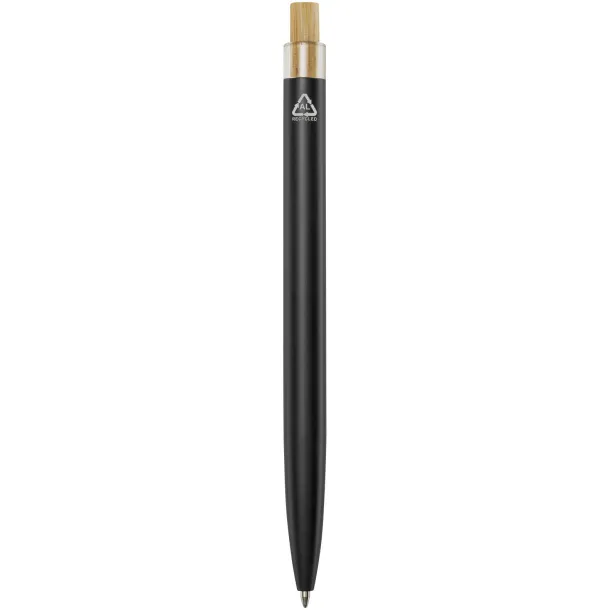 Nooshin reciklirana aluminijska kemijska olovka (plava tinta) Solid black