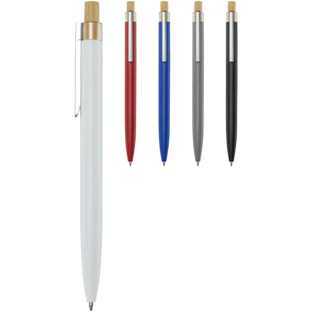 Nooshin recycled aluminium ballpoint pen (black ink) White